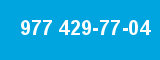 977 429-77-04 977 429-77-04